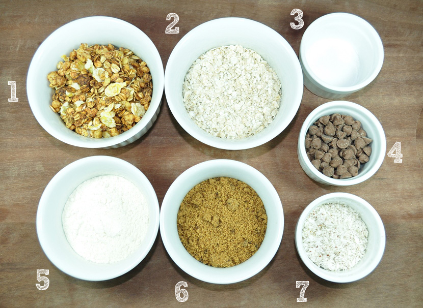 barrinha de granola ingredientes